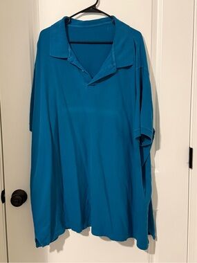 Harbor Bay Teal Blue Polo Shirt